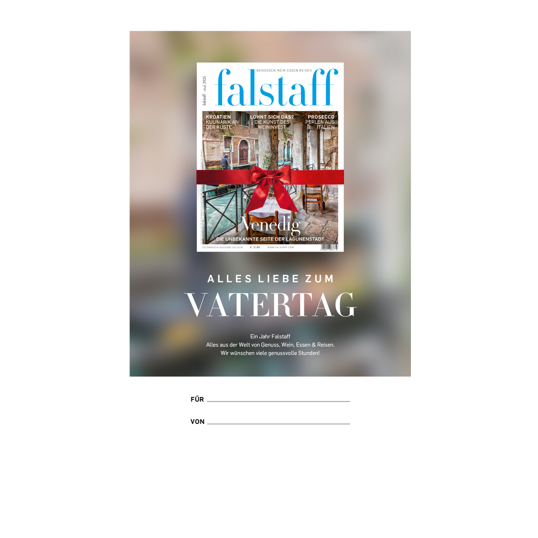 GESCHENKABO ZUM VATERTAG: FALSTAFF MAGAZIN PRINT & DIGITAL
