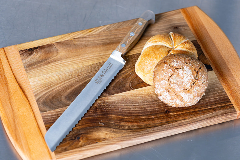 Güde bread knife 21cm Alpha barrel oak