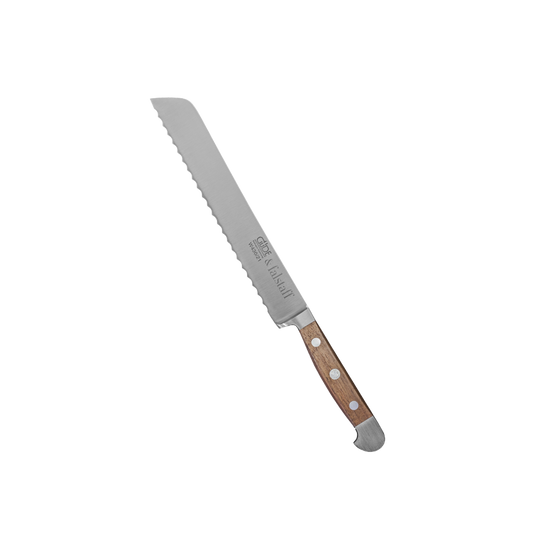 Güde bread knife 21cm Alpha barrel oak
