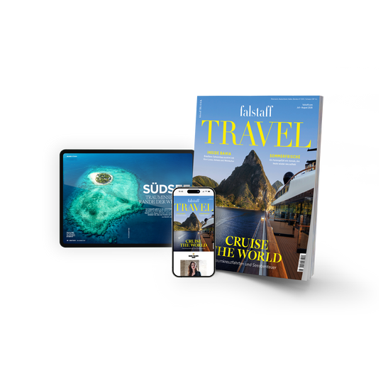FALSTAFF TRAVEL MAGAZIN AKTIONSABO