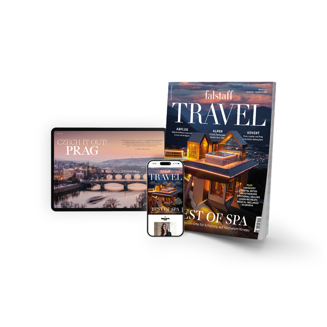 GESCHENKABO: FALSTAFF TRAVEL MAGAZIN PRINT & DIGITAL