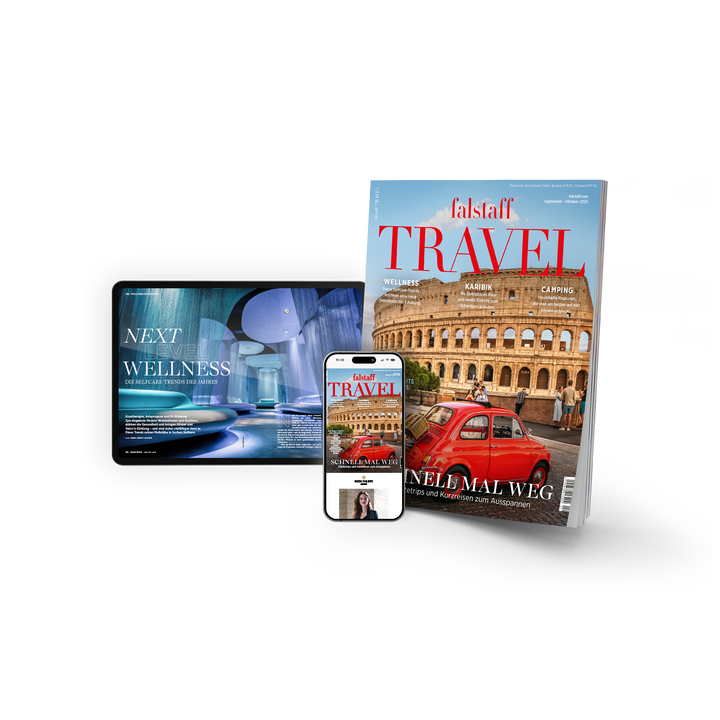 GESCHENKABO: FALSTAFF TRAVEL MAGAZIN PRINT & DIGITAL